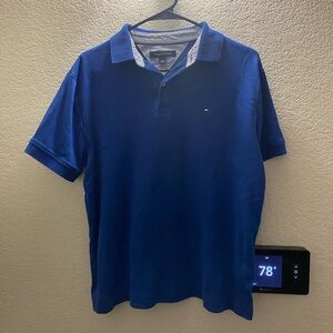Tommy Hilfiger men’s blue polo shirt